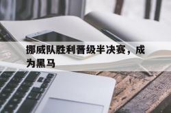 manbetx万博下载体育-挪威队胜利晋级半决赛，成为黑马